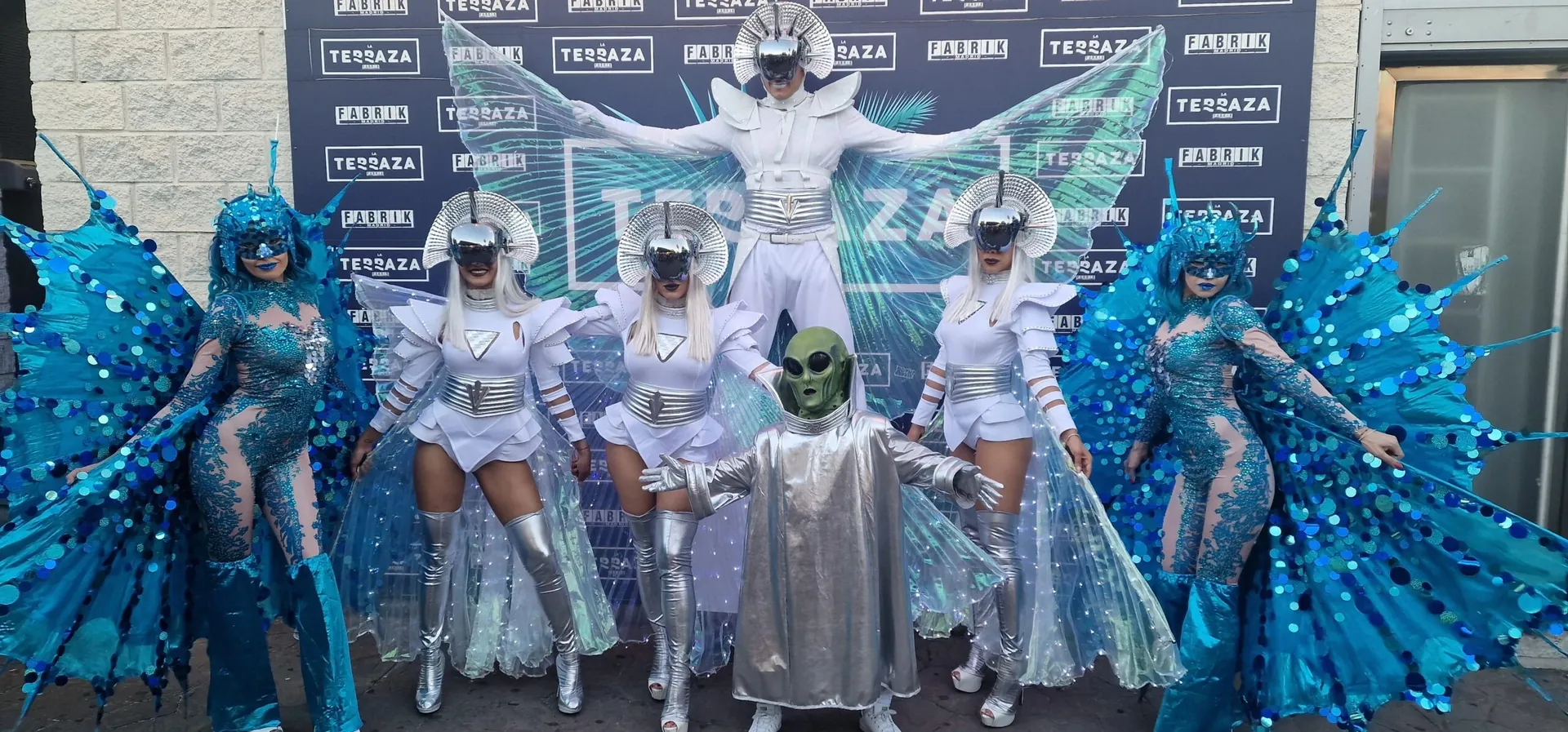 Futuristic themed party by Total Events