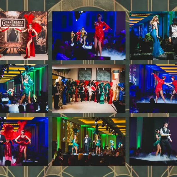 Espectáculo y performance de Total Events en Madrid