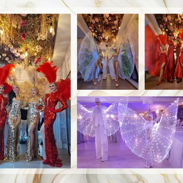 Espectáculo y performance de Total Events en Madrid