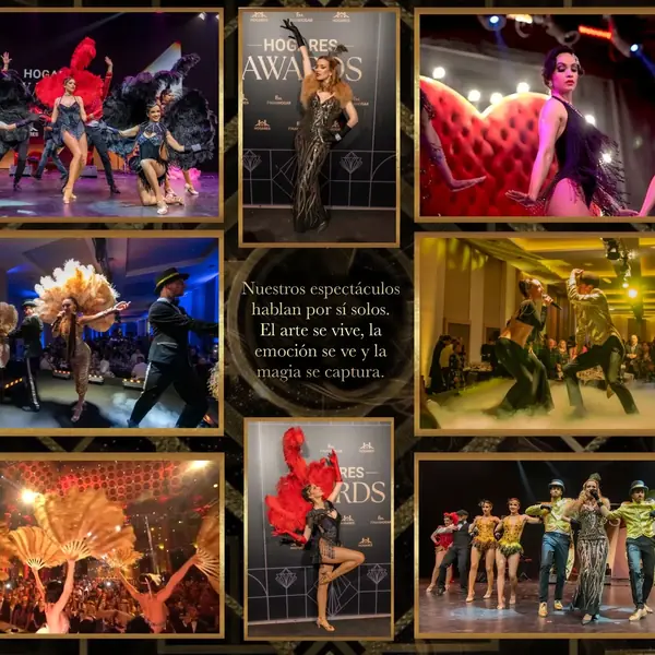 Espectáculo y performance de Total Events en Madrid